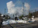 BR 44 546 der BEM (Bayerisches Eisenbanmuseum) mit BEM Sonderzug Ski-Express in Bahnhof Klais am 07-02-2015 Videos der Zug Teil 1 - (München-Pasing) https://www.youtube.com/watch?v=BwssjIqFwF4 -