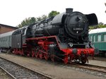 18. Leipziger Eisenbahntage: 44 0093 die abgelaufene, dreizylindrische Gastlokomotive aus Arnstadt zu Gast in Leipzig-Plagwitz am 15.10.2016