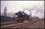 503695 machte am 21.3.1992 Führerstands Mitfahrten im BW Staßfurt.