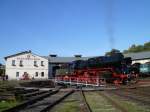  50 3610-8 prsentierte sich auf der Drehscheibe zum BW Fest in Nossen am 24.09.11.