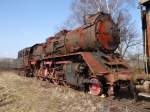 50 3523 ist hier am 05.03.14 beim Modell- und Eisenbahnclub Selb-Rehau e.V.