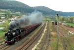 50 0072-4 durchfährt am 11.04.2014 mit DGz 91709 Walldorf/Werra