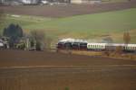 52 8047 und 52 8079 am 06.12.09 auf Talfahrt bei Lnitz.