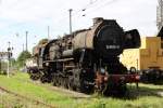 52 8035 am 04.09.2010 im ehemaligen BW Falkenberg oberer Bahnhof. Die Sammlung war dieses Jahr leider nur an diesem einem Wochenende zugnglich.

