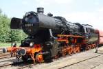 Die Kohlenstaublok 52 9900-3, ein Gastfahrzeug aus Halle, am 05.06.2011 im Eisenbahnmuseum Schwarzenberg. 

