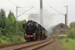 Sonderzug von Bochum Dahlausen nach Bochum Hbf mit 52 8134-0 am 16.09.2012 in Essen Horst.