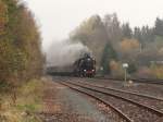 52 8079-7 zu sehen am 07.11.14 bei der Einfahrt in Marktredwitz.