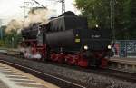 52 4867 der Historischen Eisenbahn Frankfurt am Morgen des 05.09.2015, kurz vor Übernahme ihres Sonderzuges nach Meiningen, im Bahnhof Frankfurt/Main-Süd.