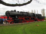 Geraer Eisenbahnwelten 52 8001-1 am 30.04.2016 in den Geraer Eisenbahnwelten.