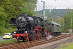 Lokomotive 52 8195-1 am 30.04.2018 in Trier.