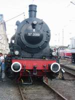 57 3088 am 04.August im BW Siegen beim Lokschuppenfest der Eisenbahnfreunde Betzdorf.