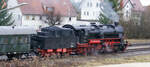 BR 58 311 (Bad. G12) am 27.12.2012 im Bahnhof Rottenacker(Donau)