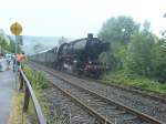 50 2740 der Ulmer Eisenbahnfreunde schiebt ihren Sonderzug von Bad Kreuznach nach Bingen Hbf.Das Bild entstand am B kurz vor Bingen Hbf (Zuglok war 58 311).08.06.08