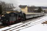 58 311 im Bahnhof Schlettau. (14.03.09)