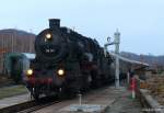 58 311 mit DPE 88929 (Schwarzenberg-Chemnitz)im Bw Schwarzenberg am 14.03.2009