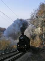 58 311 durchfhrt am 21.3.2009 mit einem Sonderzug Edle Krone.