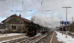 58 311 mit dem DPE 25501 (Villingen(Schww)-Hausach) Durchfahrt St.Georgen 4.1.15