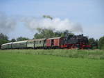 Am 26.5.2019 bekahm ich die 64 419 der DBK Historischebahn zwieschen Schorndord und Haubersbronn vor die linse.