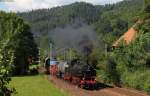 64 419 und 212 084-8 mit dem ***** (Karlsruhe Hbf-Seebrugg) bei Gutach 10.8.12