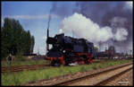 Tag der offenen Tür beim BW Staßfurt am 19.5.1991: 651049 bei Führerstandsmitfahrten