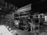 Die Dampflokomotive 065 008-5 wurde 1955 bei LKM gebaut und ist hier im Lokschuppen Pomerania zu sehen. (Pasewalk, Juni 2020) 