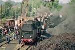 65 1057 an der Bekohlung des Bw Cottbus am 15.09.1991.