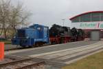 Am 31.03.2012 feierte die EB ihr 100-jhriges Bestehen.Zur Ausstellung gehrten 65 1049,WL4 und 312 011.