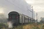 Nachschuss auf den von der 78 468 gezogenen Sonderzug nach Koblenz (Neuss-Norf 23.10.2021)