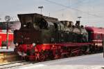 78 468 kurz vor der Ausfahrt mit SDZ 78287 nach Willingen im Dortmunder Hbf am 26.01.13.