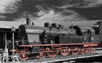 08. September 2012, Tag der Offenen Tür im Bw Lichtenfels, einem Depot des Verkehrsmuseums Nürnberg. Die rollfähige Lokokomotive 78 510, eine T18 der Preußischen Staatsbahn, wurde 1924 bei  Vulcan  gebaut. Mittlerweile glänzt sie wieder in der Fahrzeughalle des Verkehrsmuseums Nürnberg