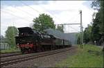 78 468 fhrt den Dampfzug zurck zum Museum Bochum-Dahlhausen. (22.05.2008)
