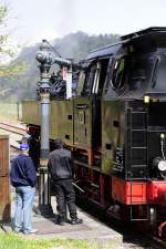 WTB, Wutachtalbahn, 86333, beim Wasser fassen