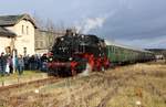 Am 27.11.16 fuhr der Weihnachtszug von Gera nach Schleiz.