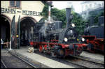 Eisenbahnmuseum Neustadt an der Weinstraße am 3.10.2005: Dampflok 897159 wartet angeheizt auf den nächsten Einsatz.