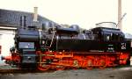 94 1692 auf der Fahrzeugschau  150 Jahre deutsche Eisenbahn  vom 3. - 13. Oktober 1985 in Bochum-Dahlhausen.