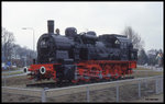 941640 der DB blieb nach ihrem aktiven Dienst bei der DB erhalten und stand am 21.2.1997 als Denkmal in Gennep.