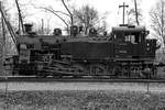 Die Dampflokomotive 97 502 im Eisenbahnmuseum Bochum-Dahlhausen.