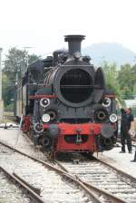 150 Jahre Eisenbahn in Reutlingen. Zahnradlok 97 501 der ZHL Westbahnhof in Reutlingen am 18.09.2009