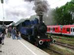 Dampflok der Tegernseebahn anlsslich der Sonderfahrt  100.