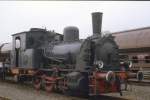 Lok Radbod am 1.5.1982 in Rinteln bei den Eisenbahnfreunden Weserbergland.