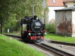 Lokumlauf der 99 1749 im beschaulichen Oybin/ Zittau. aufgenommen am 30.09.2023