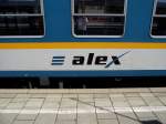 ALEX Aufschrift an einen Wagen am 11.08.11 in Mnchen