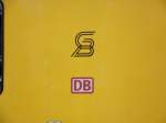 DB Logo am 24.08.13 von einen SKL der DB Netz AG