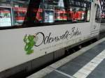 VIAS/Odenwaldbahn Logo am 12.07.14 in Frankfurt am Main Hbf