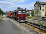 Die Arnstädter 120 274 kam,am 02.September 2022,in Meiningen an.