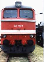 Dieses Foto entstand auf einer Eisenbahn-Ausstellung im Mai 1998 in Wismar.