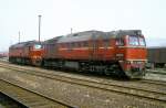 120 050 + 120 333  Gaschwitz  29.04.86