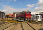 DB Museum 120 274-6 am 06.04.2015 auf der Drehscheibe im Eisenbahnmuseum Arnstadt.