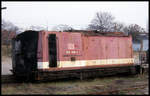 Reste der zerlegten 202480 fand ich am 8.11.1998 im Bahnhof Ludwigslust vor.