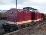 WEG 202 425-5 an der Verladerampe in Wiesbaden Ost Gbf; 22.01.2008